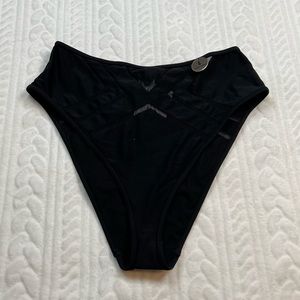 💗 *NEW* Forever 21 - Womans High Waisted Bikini Bottoms /w Mesh Panels